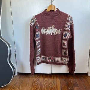 Vintage sheep sweater!